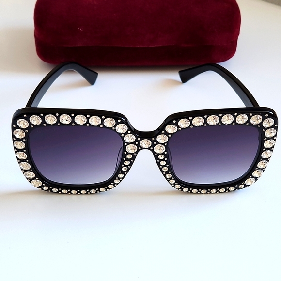 Gucci GG0148s swarovski sunglasses